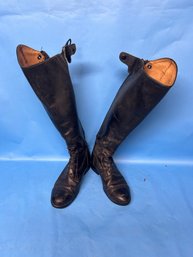 Womens Araiat Leather Riding Boots