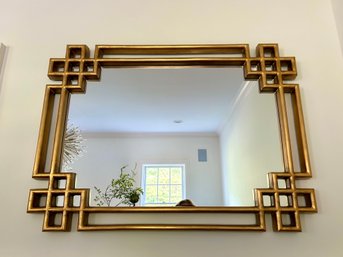 Modern Gilded Statement Mirror (1 Of 2)