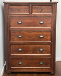A Fine Handmade Hard Wood Chest Of Drawers By Millspaugh Furniture