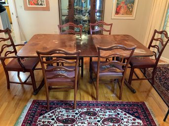 Vintage Dining Table And Chairs