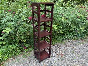 Four Shelf What-Not Tower