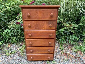 Small Wooden Chest Of 6 Drawers