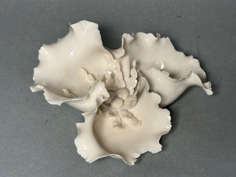 Beautiful Signed Grace Pilato 'Sea Form Fantasy' Fine Porcelain Sculpture, 1 Of 2