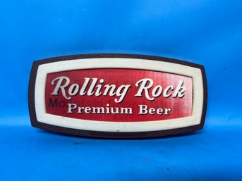 Vintage Rolling Rock Beer Sign