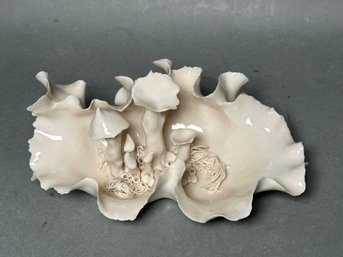 Beautiful Signed Grace Pilato 'Sea Form Fantasy' Fine Porcelain Sculpture, 2 Of 2