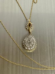 Gold And Diamond Necklace
