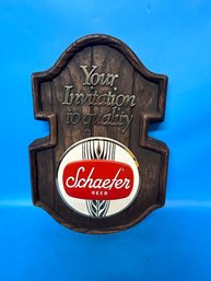 Vintage Schaefer Beer Bar Adverting