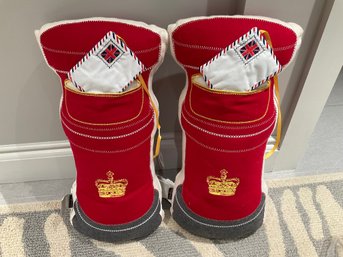 2 British Post Box Decorative Pillows