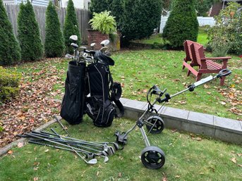 Golf Clubs & Cart