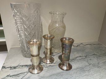 Lot Of 5 Flower Vases