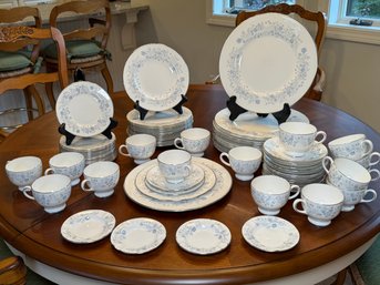 Vintage Wedgwood 'Belle Fleur' Fine Bone China Dinnerware Set  Service For Fifteen