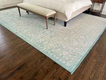 Lovely Light Blue Room Size Area Rug