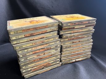 Collection Of 24 Camel Cigarette Tins And Global Postage Stamps - CAN SHIP!