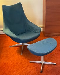 Vintage Egg Chair And Ottoman