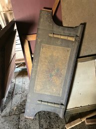 Large Painted Wooden Plaque