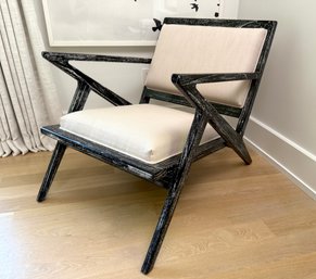 Cerused Wood Bungalow 5 Ethan Lounge Chair