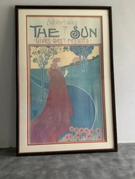 The Sun Gives Best Results Framed Lithograph