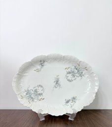 William Gurin & Co. Soft Color Floral Pattern Limoges Platter