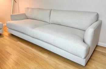 West Elm Haven Multi-seat Performance Basketweave Sofa In Alabaster