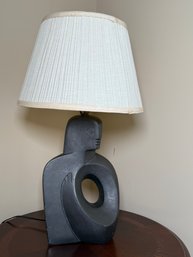 MCM Rima Cast Stone Abstract Woman Sculpture Lamp