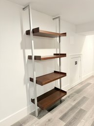 Wood And Metal Shelf System