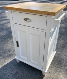 Crate & Barrel Belmont White Kitchen Island