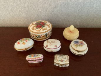 Mixed Vintage Trinket Boxes Lot #2