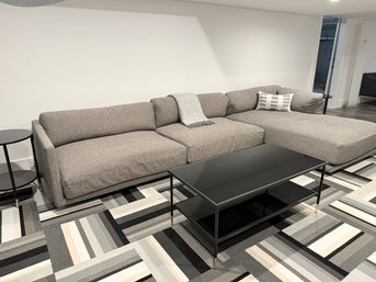 Blu Dot 2 Piece Sectional With Chaise