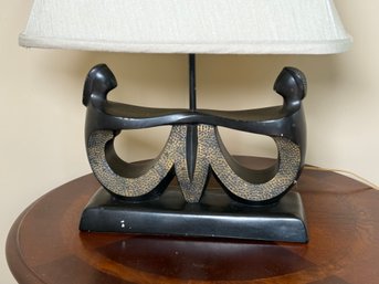 Frederick Weinberg Style F.A.I.P. Mid Century Figurative Table Lamp