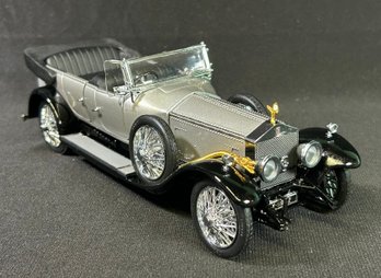 Franklin Mint 1925 Rolls-royce Silver Ghost  1:24 Scale Die-cast Model Includes Original Styrofoam