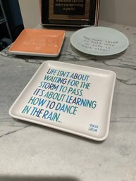 4 Ceramic Trinket Dishes