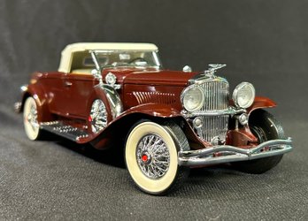 Franklin Mint 1935 Duesenburg 1:24 Scale Die-cast Model Includes Original Styrofoam