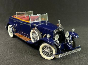Franklin Mint 1926 Mercedes Benz 1:24 Scale Die-cast Model Includes Original Styrofoam