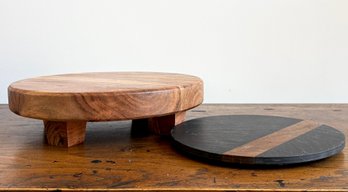 Two-Piece Wood Serving Group