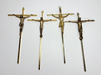 Brass Wall Crosses (4)