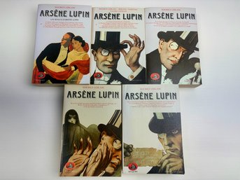 Leblanc, Maurice - Arsene Lupin Paperback Books In Five Volumes (5)