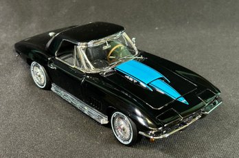 Franklin Mint 1967 Chevrolet Corvette 427 1:24 Scale Die-cast Model Includes Original Styrofoam
