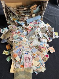 Box Of Cancelled Stamps - CAN SHIP!