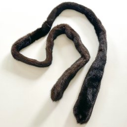 Dark Brown Fur Neck Wrap
