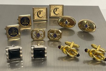 Collection Of Vintage Cuff Links
