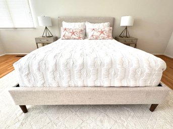 Light & Airy Universal Full Size Upholstered Bed