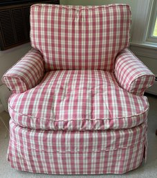 Club Chair With Slip Cover