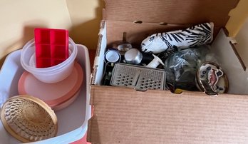 Kitchen Utensils, Tubs, Etc.