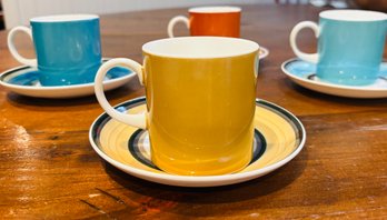 Set Of 4 - Vintage Susie Cooper Waterford Demitasse Set
