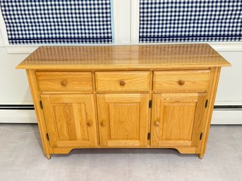 Solid Oak Buffet By Canadel