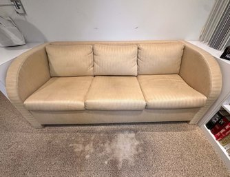Queen Size Beige Sleeper Sofa