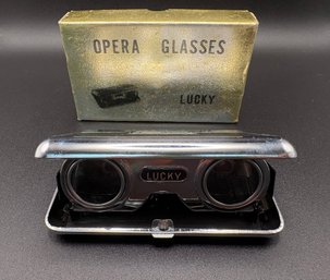 Vintage Lucky Crystar Lens Opera Glasses (Pocket Binoculars)