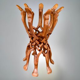 A Unique Wood Carved Stand