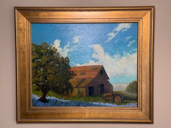 William W Hoyt 'Retired' Signed Original Oil Painting