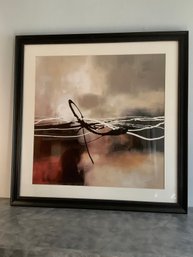 Symphony In Red & Khaki II Print